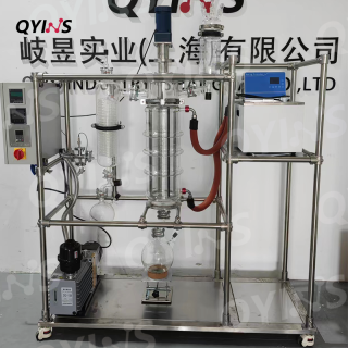 去除反應(yīng)溶劑提高抗生素中間體純度200B玻璃薄膜蒸發(fā)器